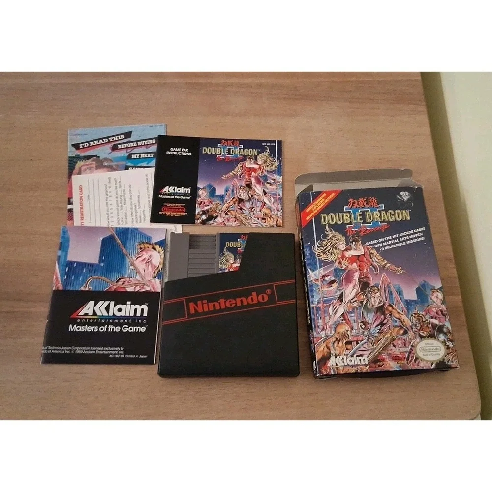 Double Dragon II: The Revenge- Nintendo Entertainment System NES, 1989 .Japan
